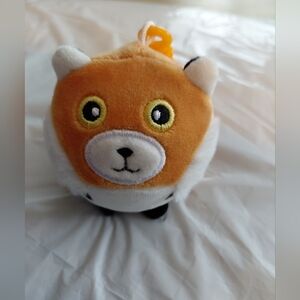 Fox Plush Toy With Clip